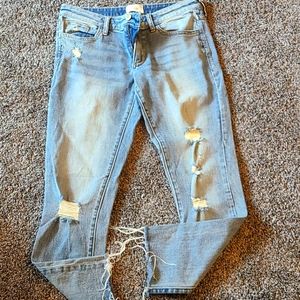 Gilded Intent mid rise ankle skinny